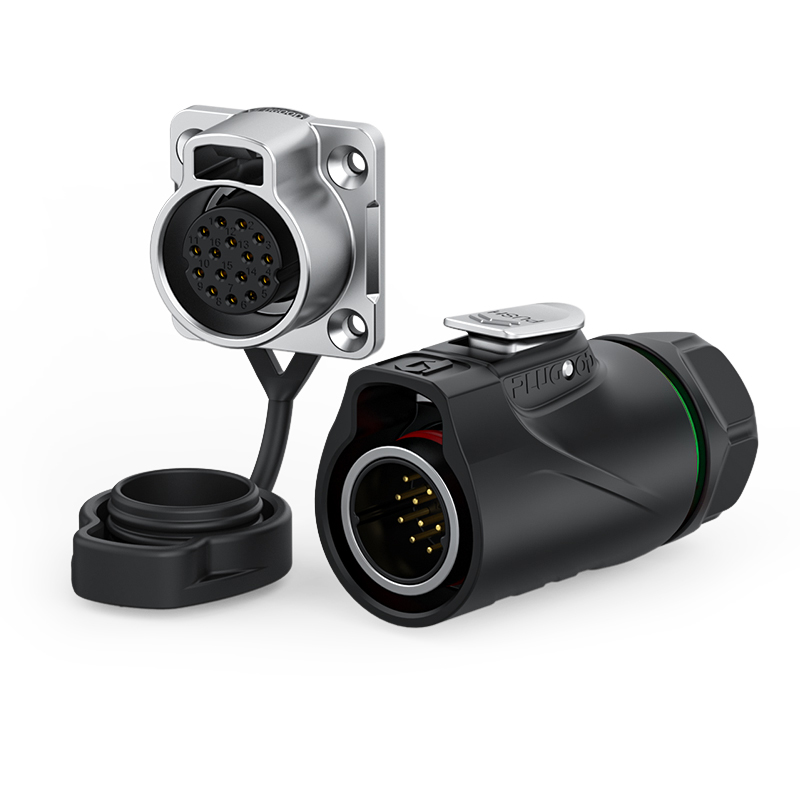 PLUGOOD PLG20 16Pin Set 5A Nomal Mount Semi-metal Soldering Type