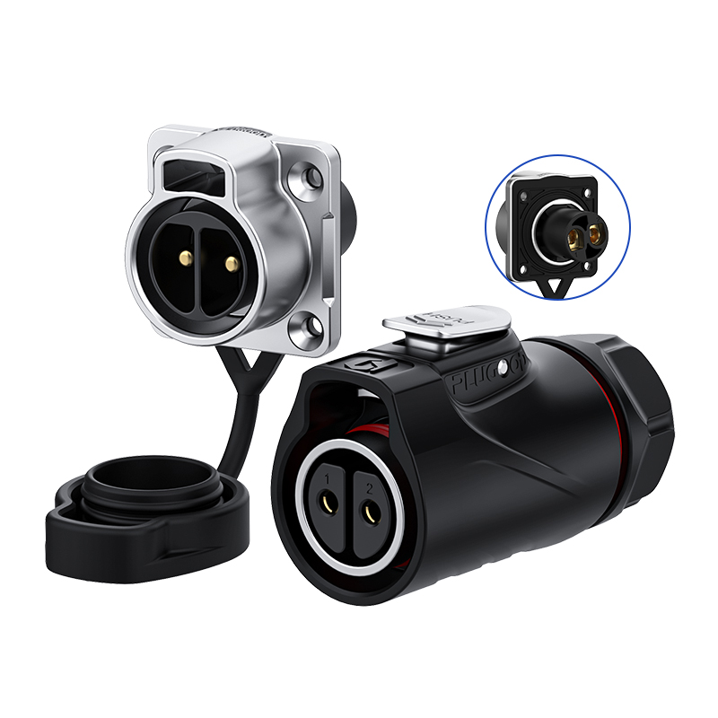 PLUGOOD PLG20 2Pin Set 30A Reverse Mount Semi-metal Screwing Type