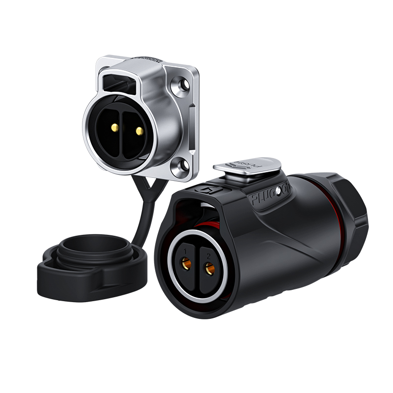 PLUGOOD PLG20 2Pin Set 30A Reverse Mount Semi-metal Soldering Type