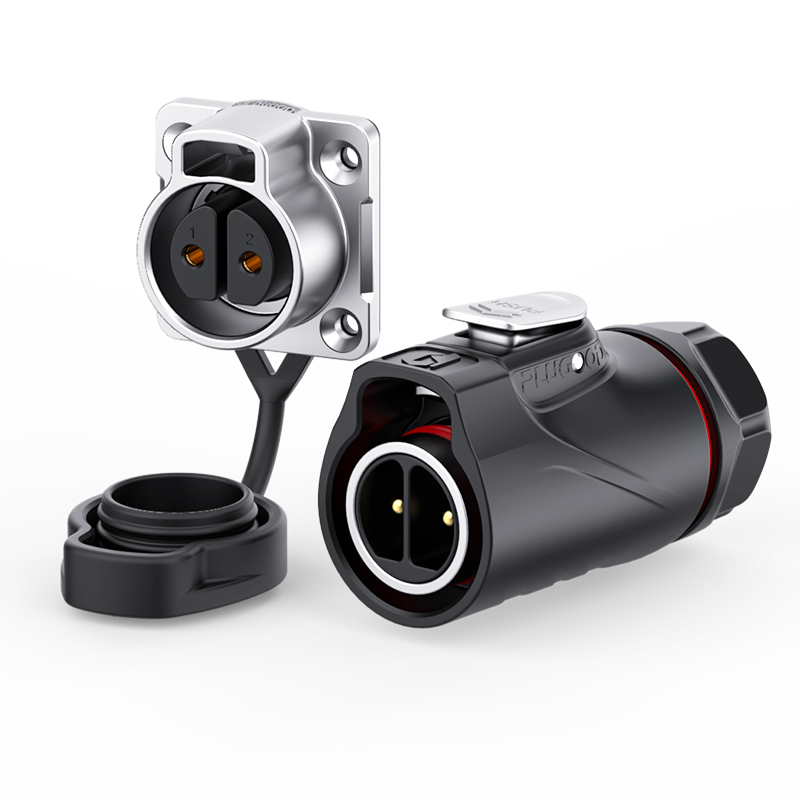 PLUGOOD PLG20 2Pin Set 20A Nomal Mount Semi-metal Soldering Type