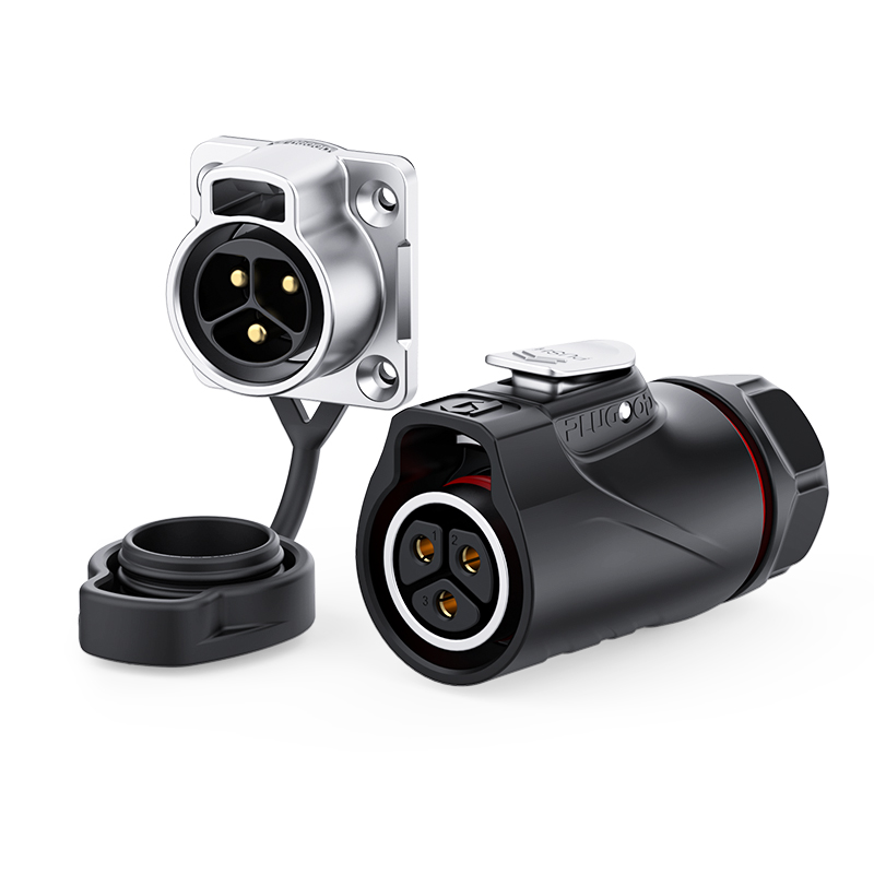 PLUGOOD PLG20 3Pin Set 30A Reverse Mount Semi-metal Soldering Type