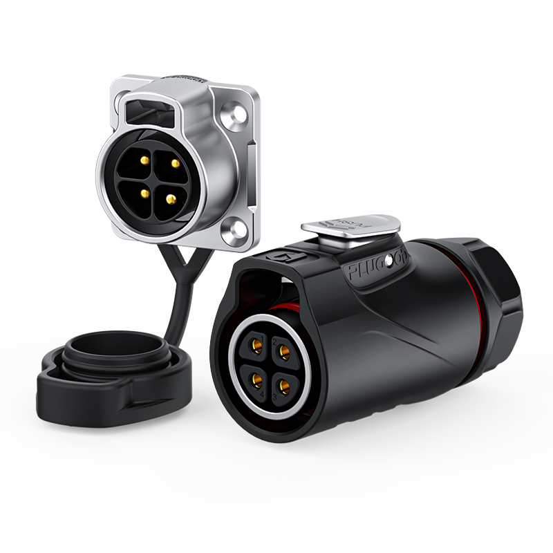 PLUGOOD PLG20 4Pin Set 20A Reverse Mount Semi-metal Soldering Type