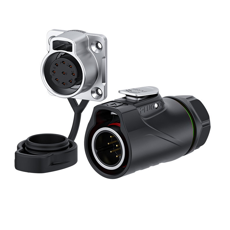 PLUGOOD PLG20 9Pin Set 5A Nomal Mount Semi-metal Soldering Type