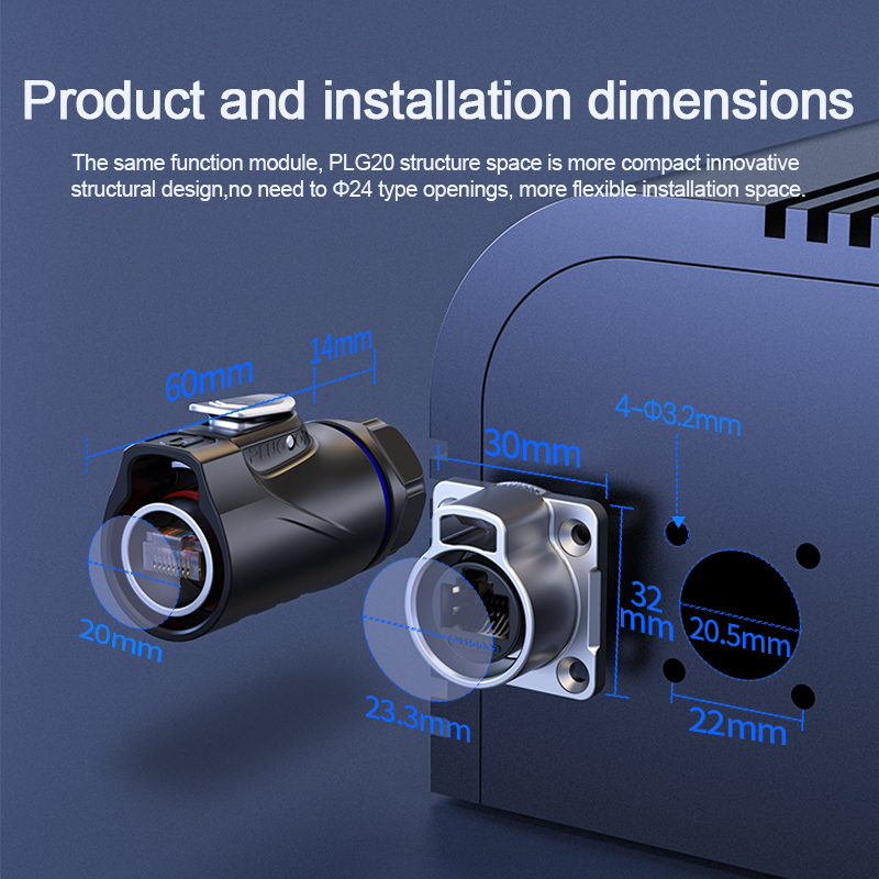 PLUGOOD PLG20 RJ45 Cat6 Without Cable Combo Set