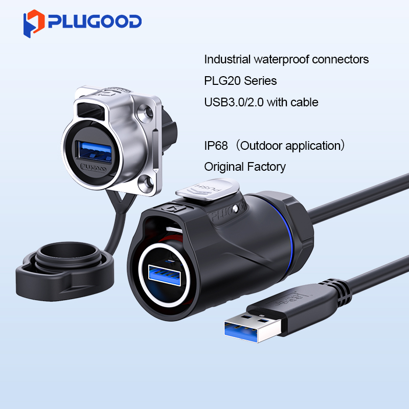 PLUGOOD PLG20 USB3.0 5Gbps Combo Set  With 1 Meter Cable